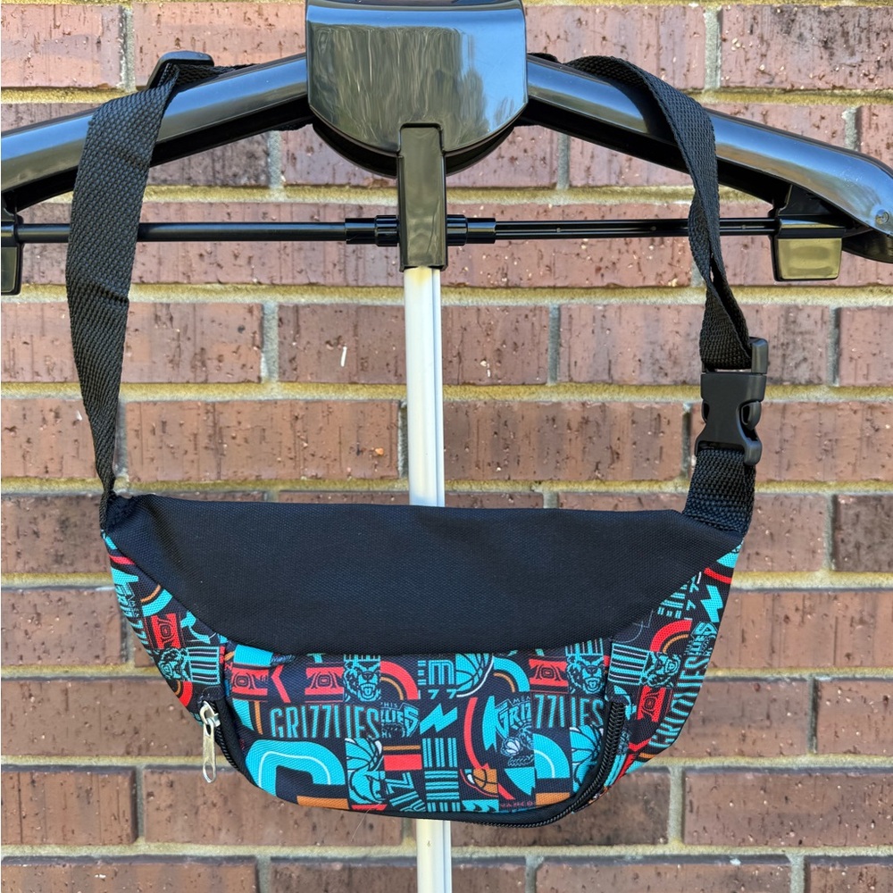 Memphis Grizzlies Throwback Night Fanny Pack New NBA Basketball Pro Ball Idegy